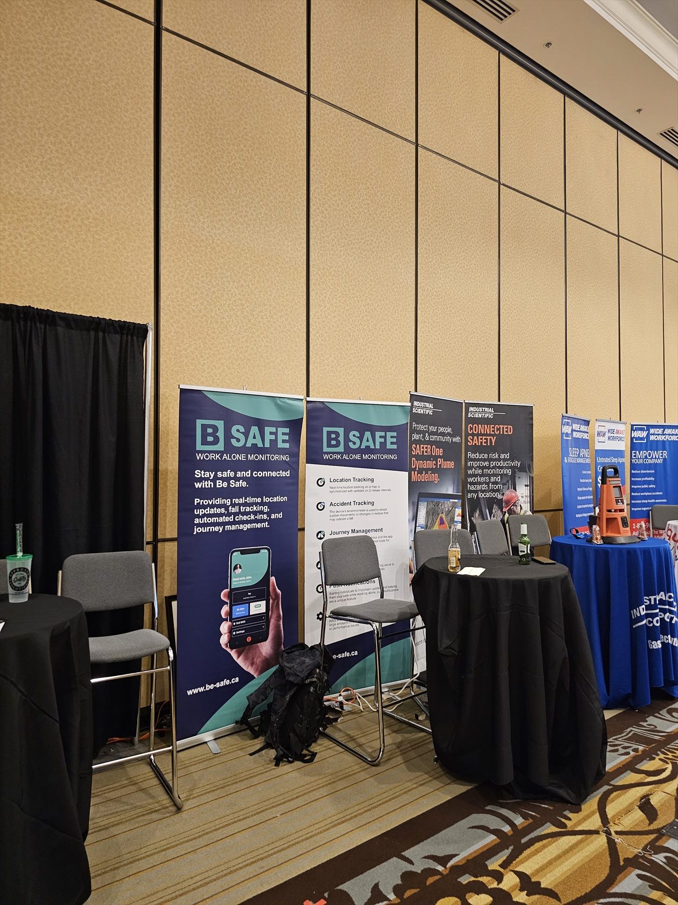 Be Safe exhibit at the 2023 Energy Safety Conference in Banff