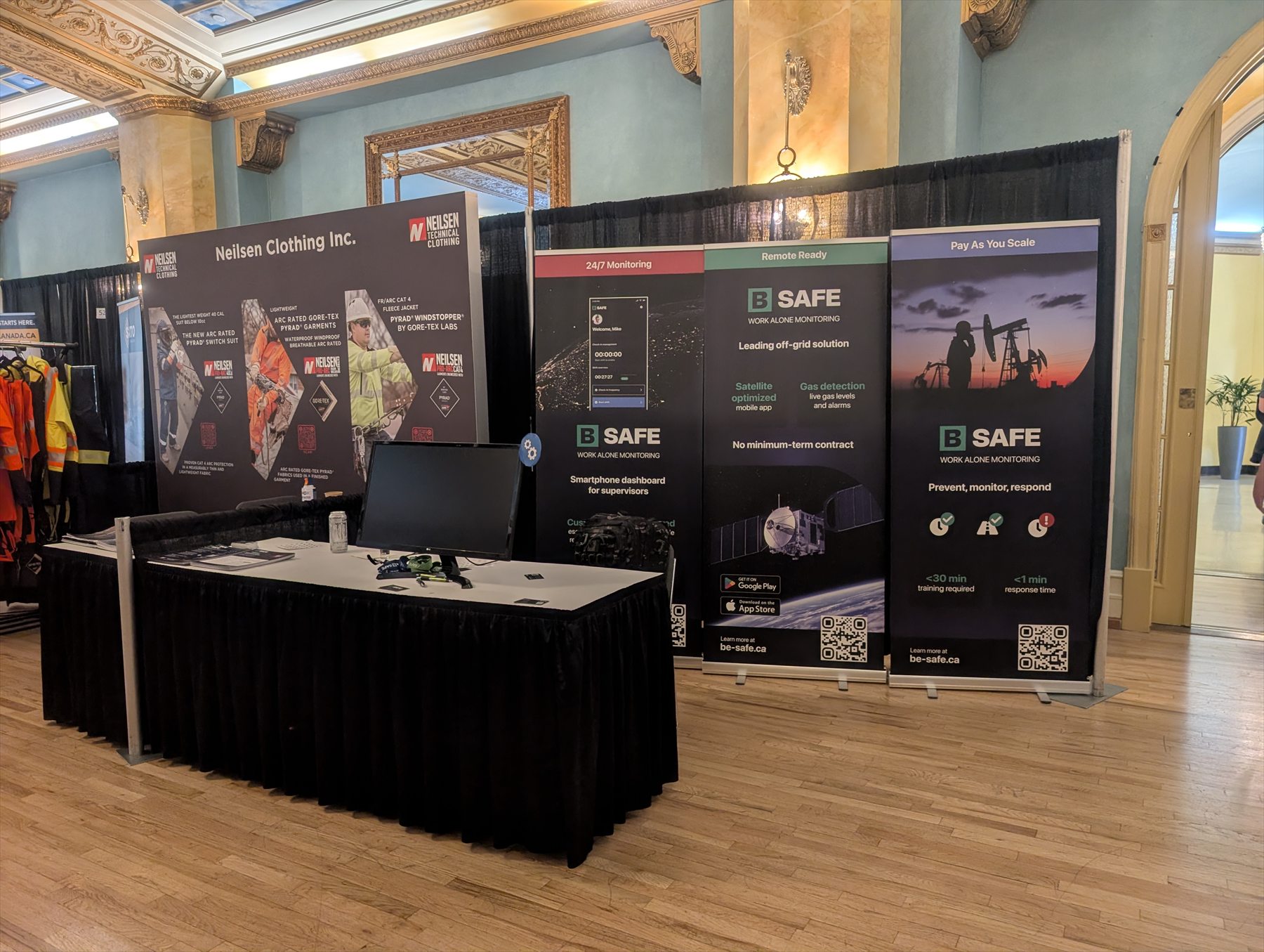 Be Safe exhibit at the 2026 Energy Safety Conference in Banff
